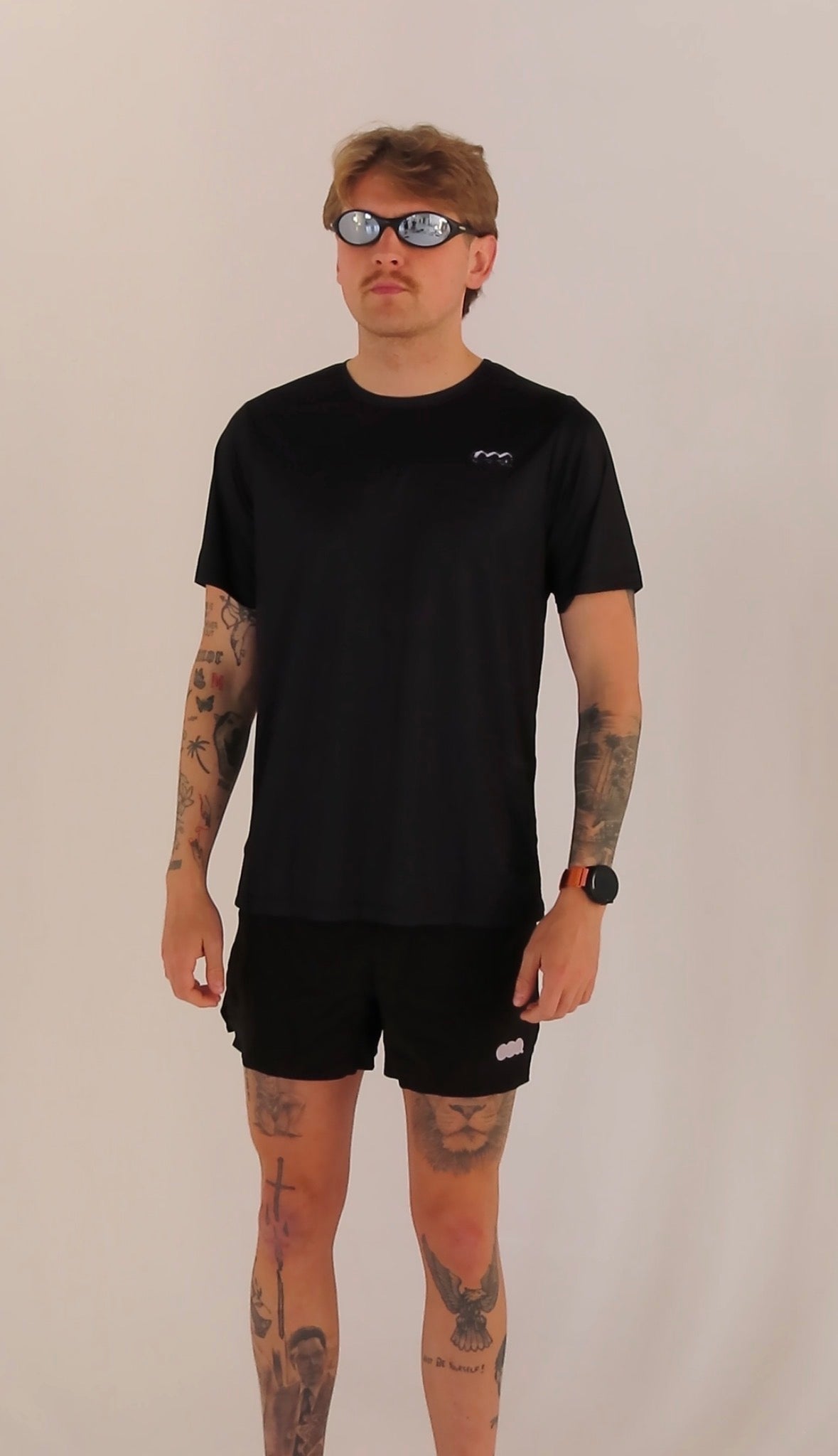 Flex Tee - Black & Chrome