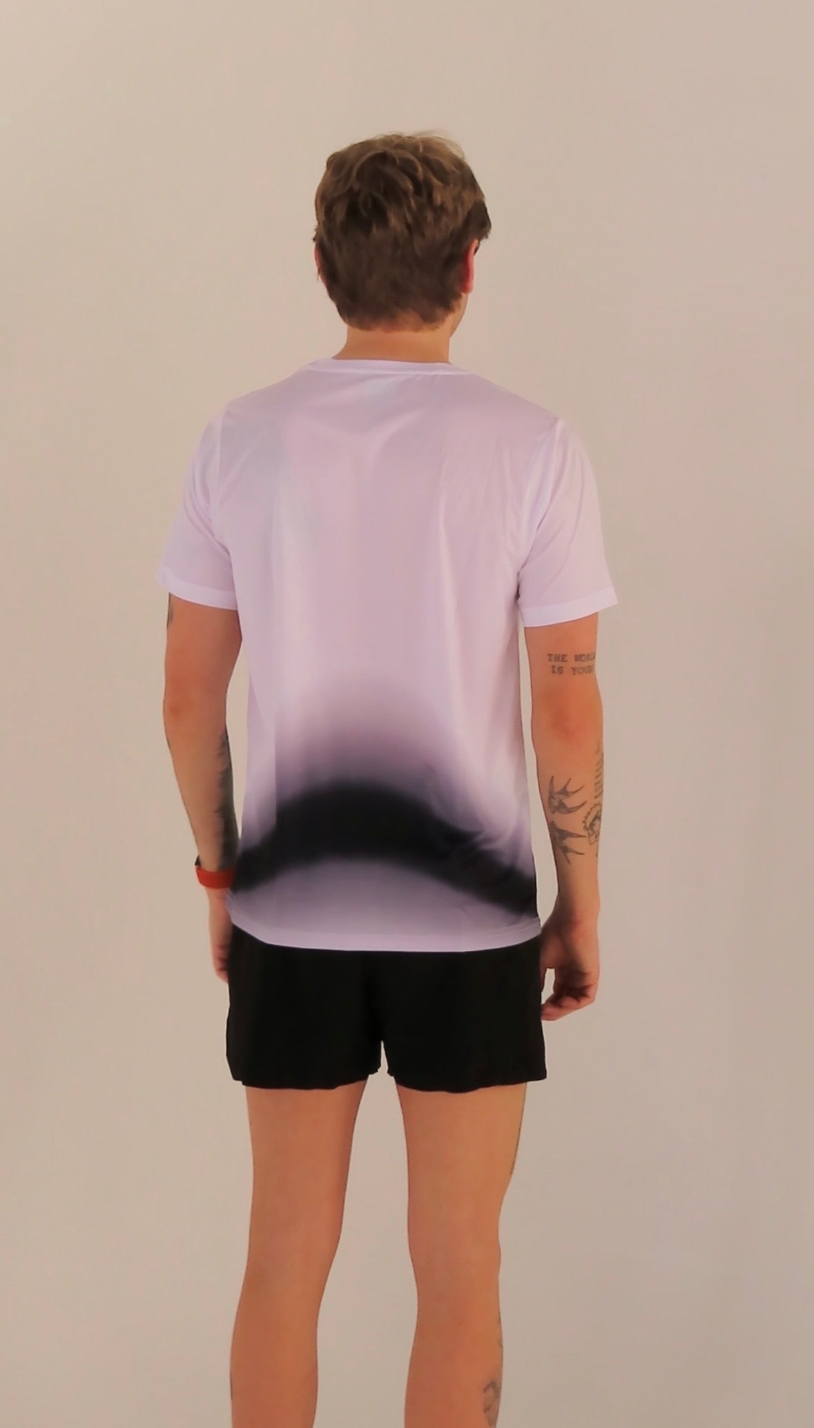 Flex Tee - White & Black