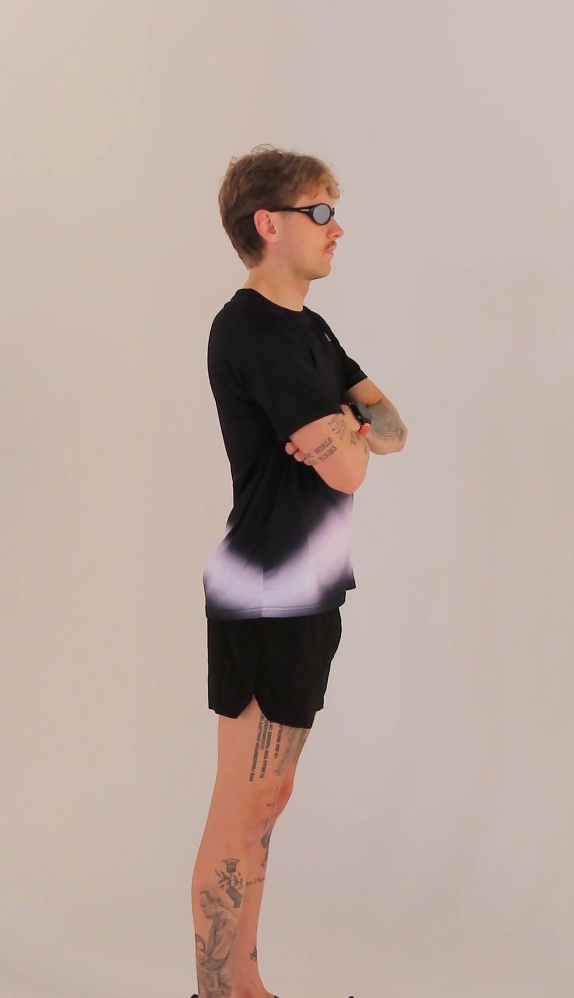 Flex Tee - Black & White