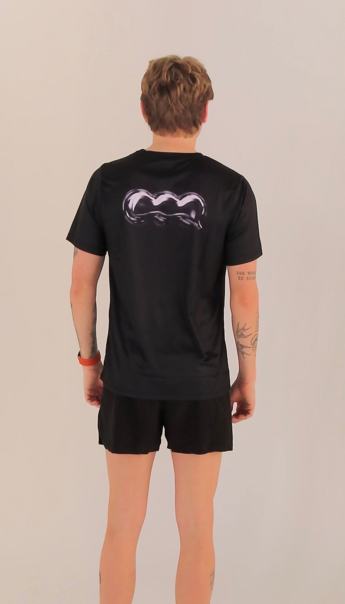 Flex Tee - Black & Chrome