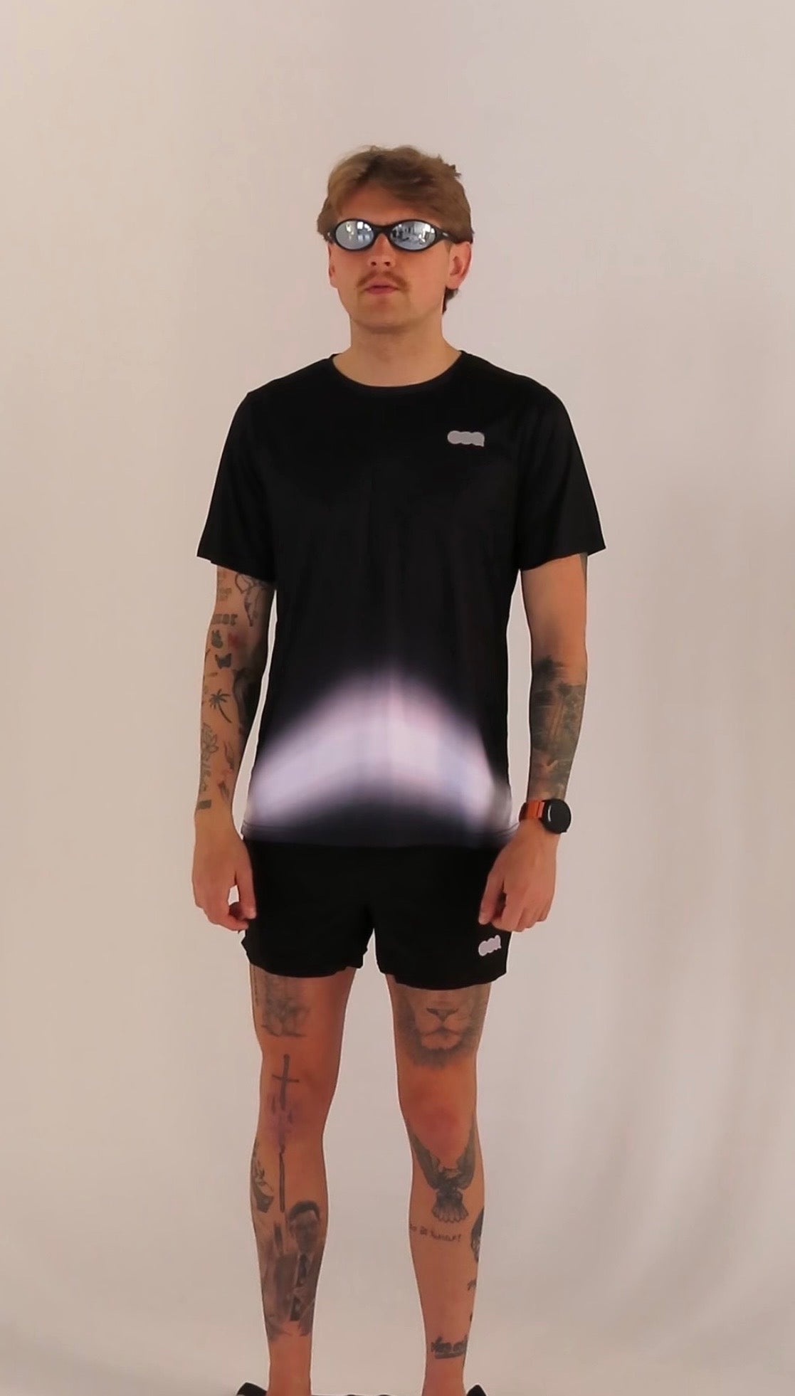 Flex Tee - Black & White