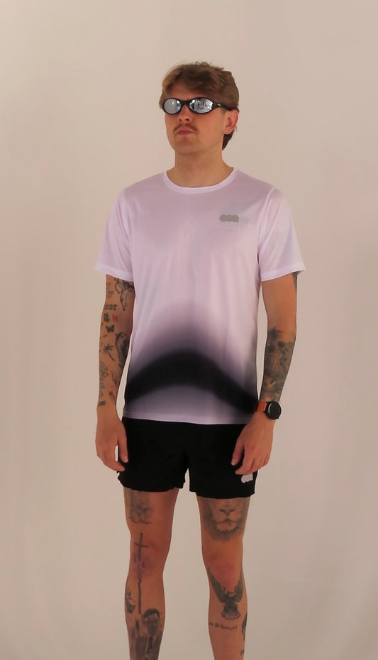 Flex Tee - White & Black